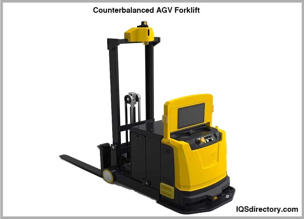 A Counterbalanced AGV Forklift